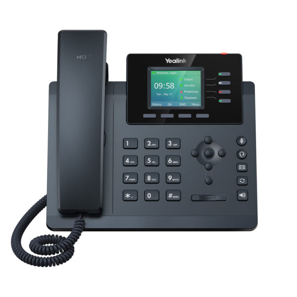 Yealink SIP-T34W 4-line IP phone with color display, built-in dual-band Wi-Fi and 5-way conferencing Yealink SIP-T34W 4-line IP phone with color display, built-in dual-band Wi-Fi and 5-way conferencing